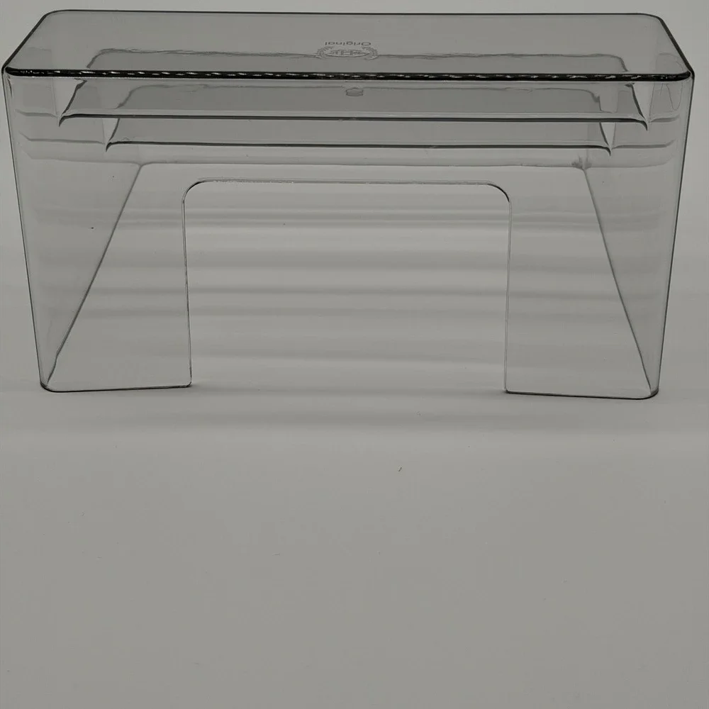 The Home Edit 3-Tier Clear Plastic Shelf Riser Organizer Pantry Vanity Makeup
